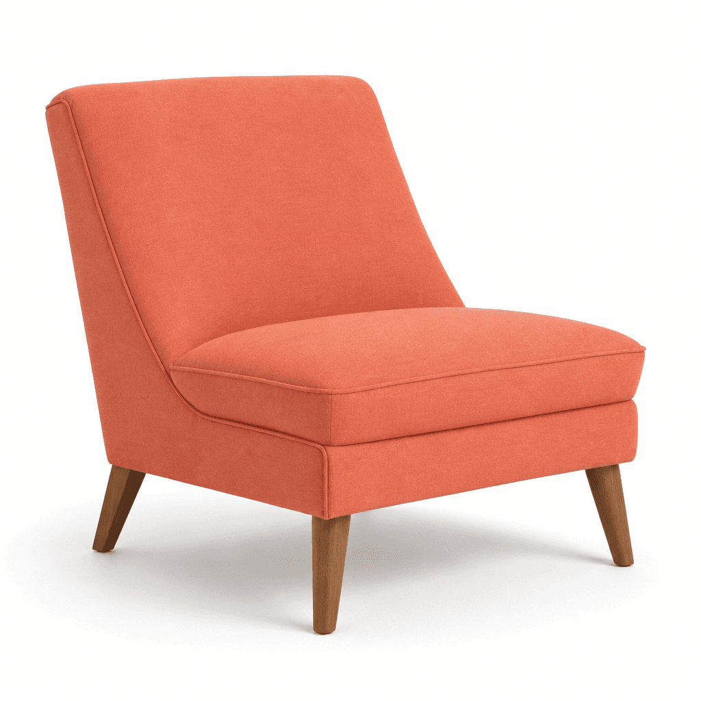 Perch Armless Lounge Chair studio product photograph