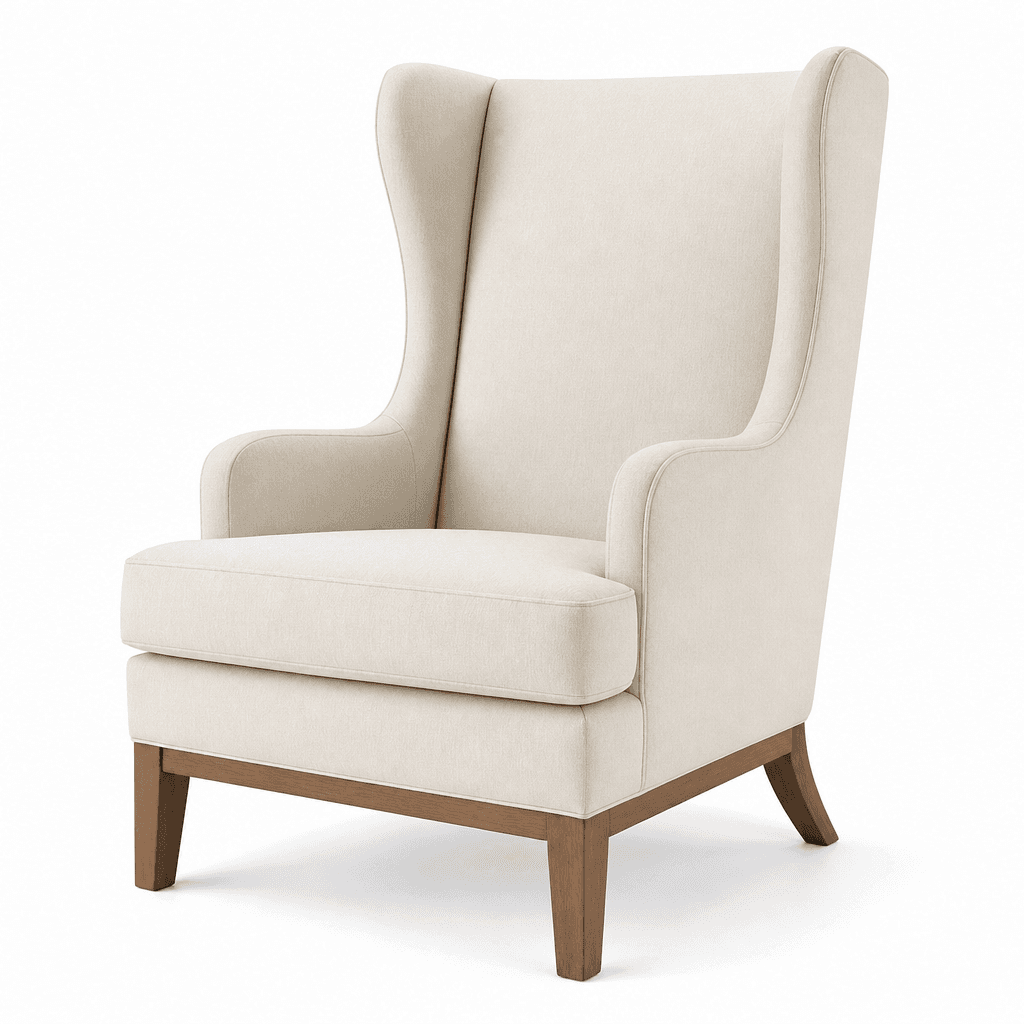 Quietform High-Back Reading Chair studio product photograph